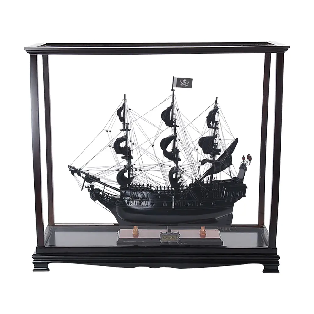 T305A Black Pearl Pirate Ship Midsize With Display Case T305A BLACK PEARL PIRATE SHIP MIDSIZE WITH DISPLAY CASE L01.WEBP